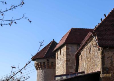 Burggraben Burgruine Hohenrechberg 0075