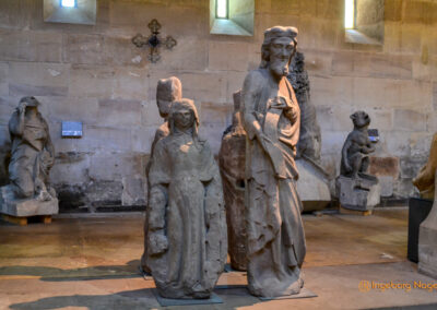 Lapidarium in der Johanniskirche Schwäbisch Gmünd