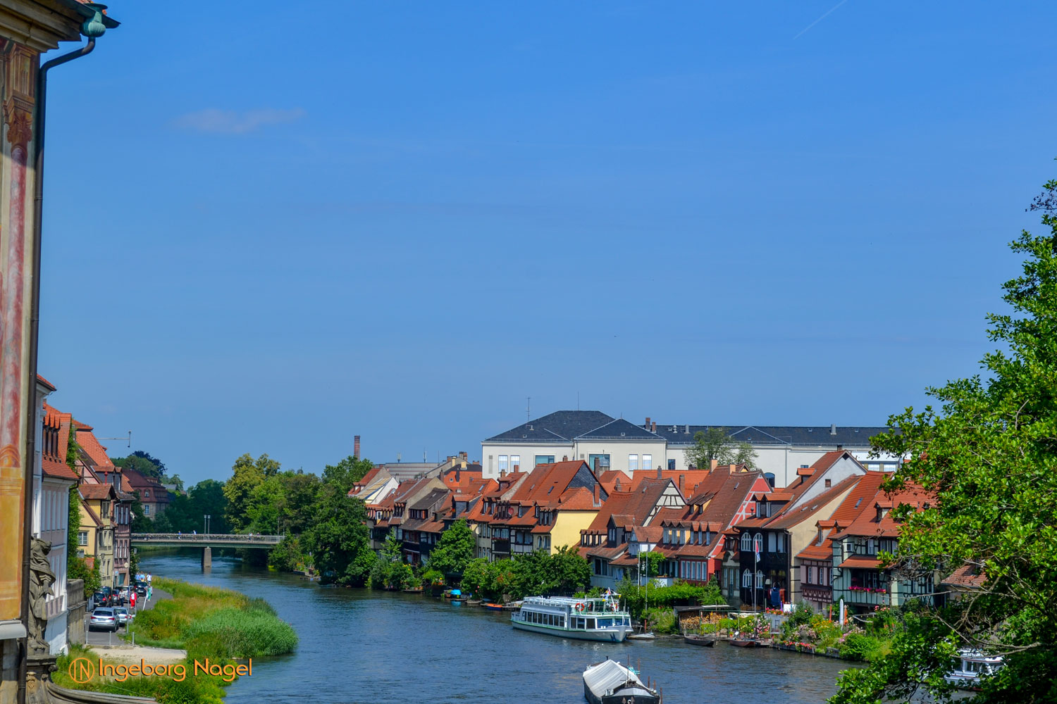 Bamberg - Stadtrundgang Teil 1 15 Bamberg Blick auf Fischerviertel