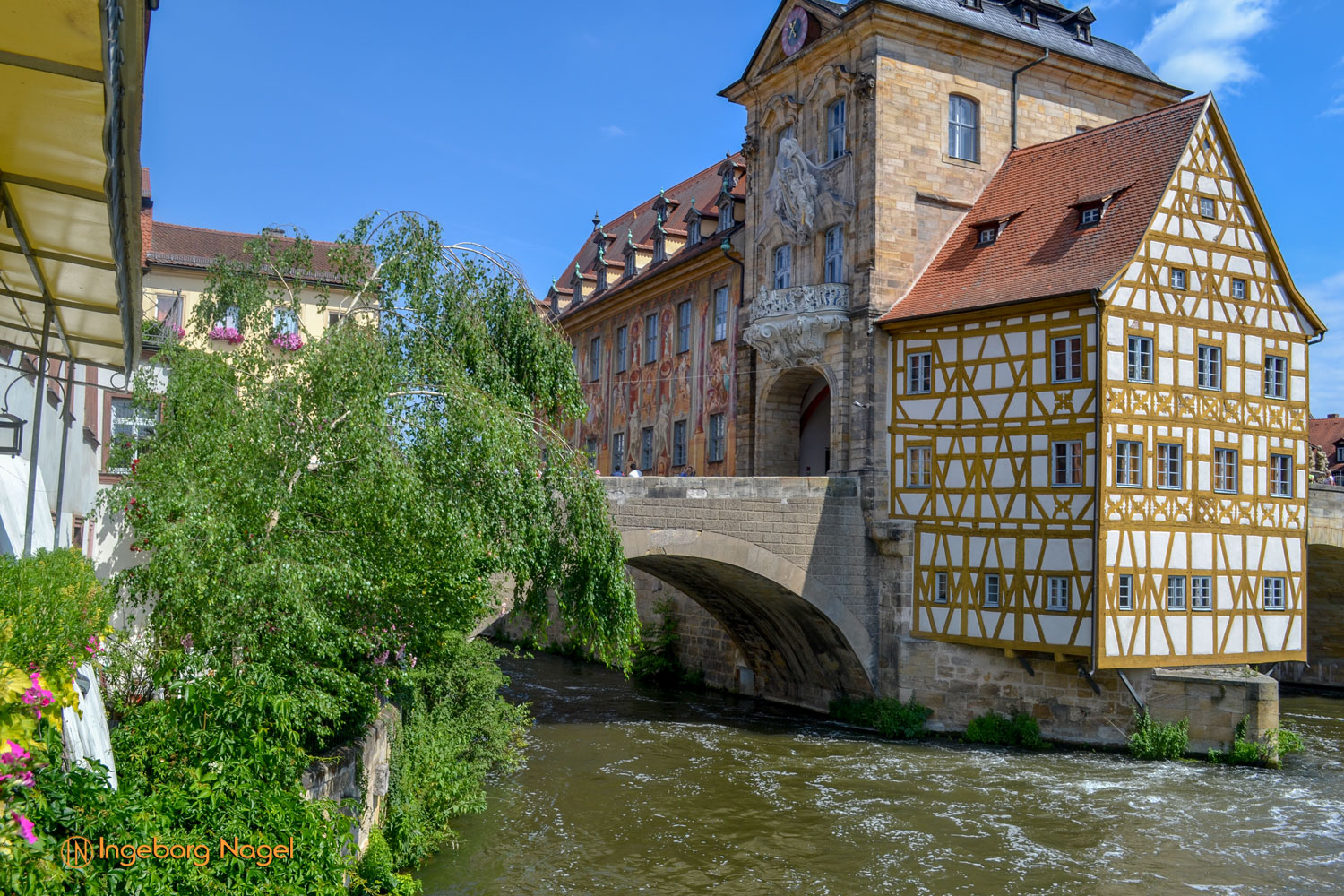 Bamberg - Stadtrundgang Teil 1 11 Bamberg altes Rathaus