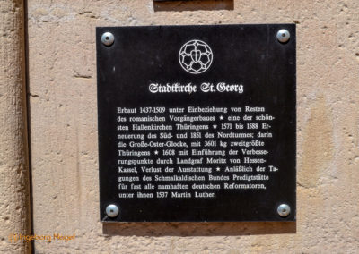 Stadtkirche St. Georg Schmalkalden 2 Stadtkirche St. Georg Schmalkalden