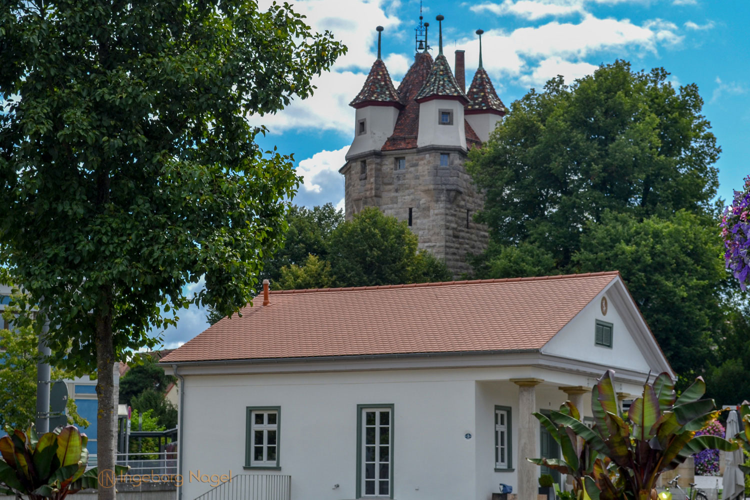 Die Grabenallee in Schwäbisch Gmünd 40 Fünfknopfturm Schwäbisch Gmünd