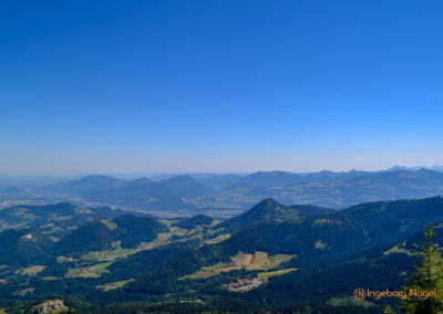 Kehlsteinhaus 28 Kehlsteinhaus, Blick nach Österreich