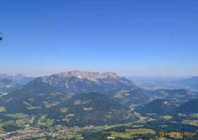 Kehlsteinhaus 25 Kehlsteinhaus, Blick nach Österreich