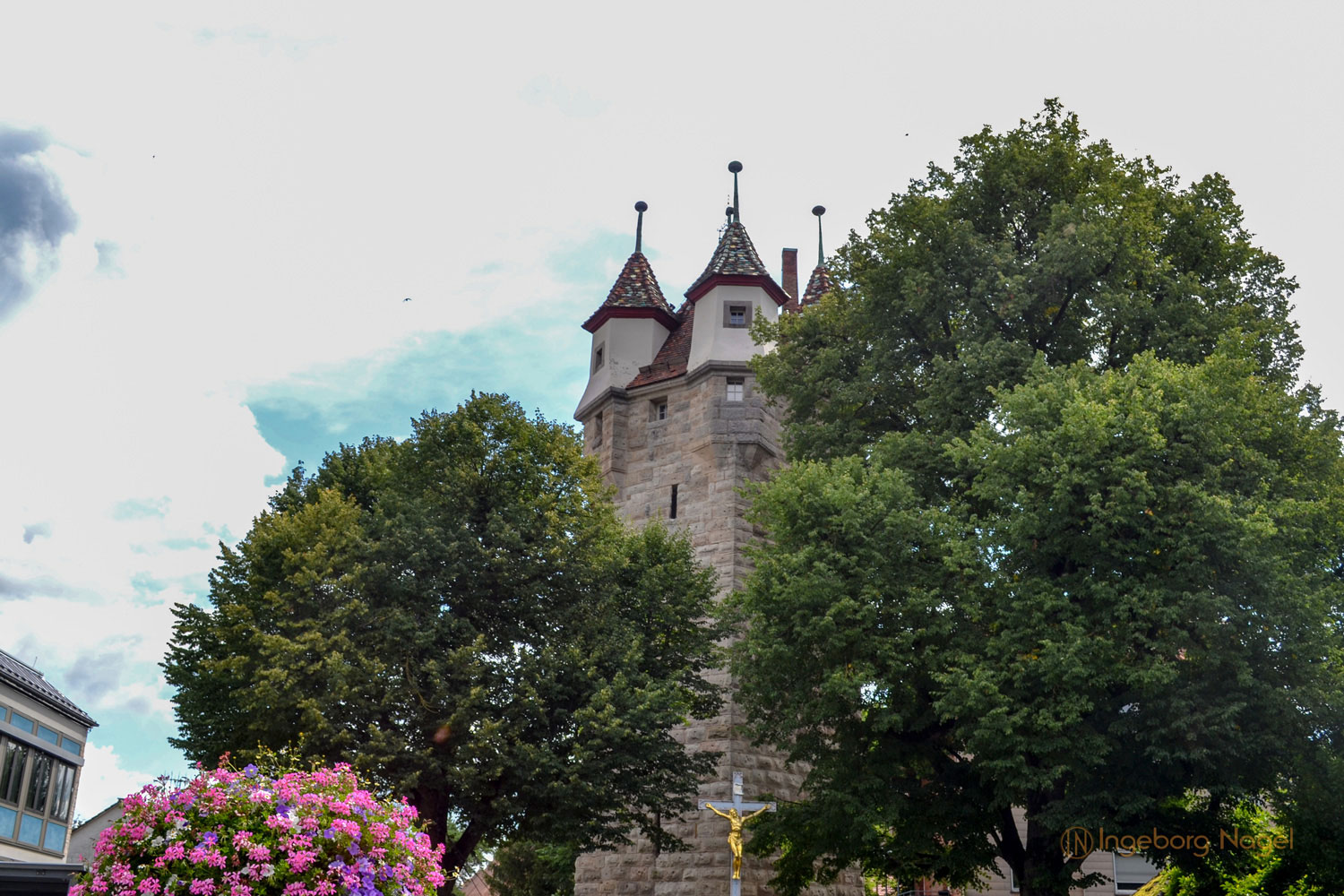 Die Grabenallee in Schwäbisch Gmünd 41 Fünfknopfturm Schwäbisch Gmünd