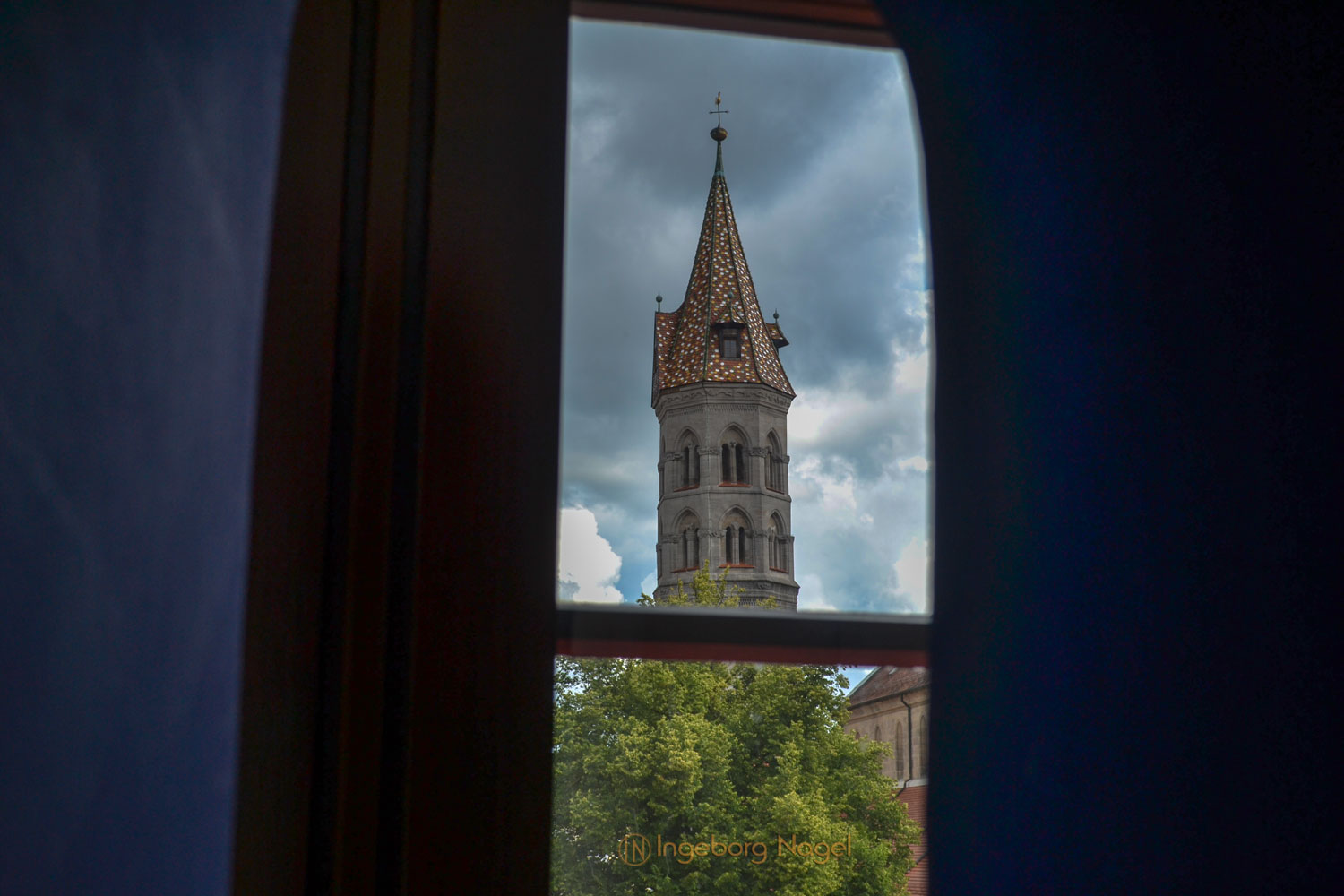 Der Prediger in Schwäbisch Gmünd 7 Blick auf Johanniskirche Schwäbisch Gmünd