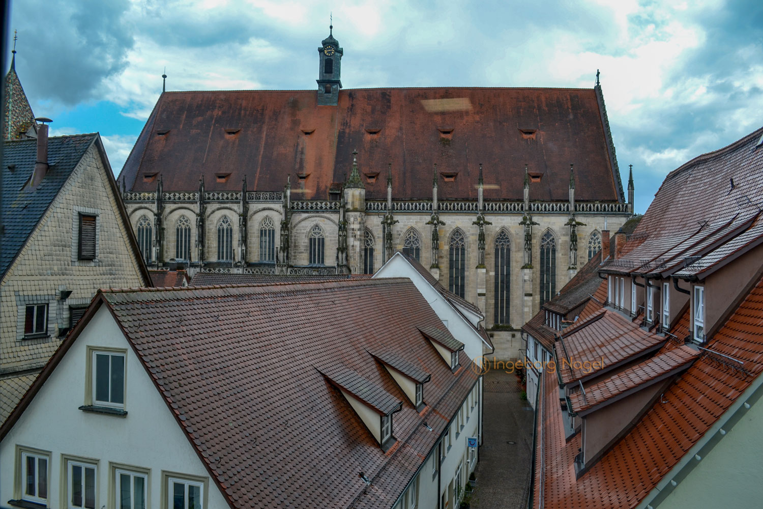 Der Prediger in Schwäbisch Gmünd 10 Blick aufs Hl.Kreuz Münster Schwäbisch Gmünd