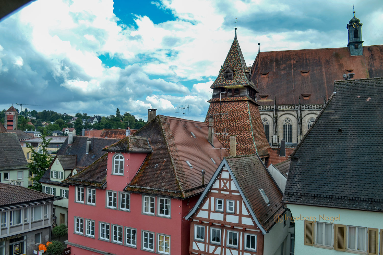 Der Prediger in Schwäbisch Gmünd 12 Blick auf Glockenturm Schwäbisch Gmünd
