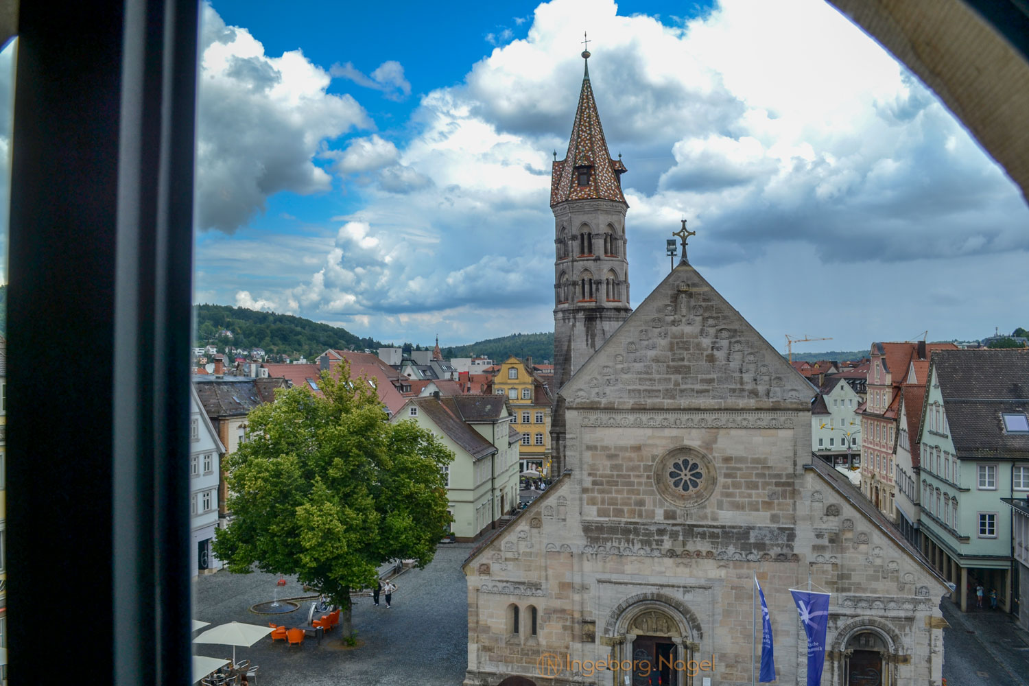 Der Prediger in Schwäbisch Gmünd 9 Blick auf Johanniskirche Schwäbisch Gmünd
