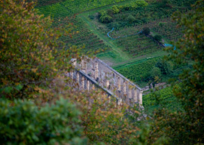 Blick vom Bremmer Calmont auf Kloster Stuben