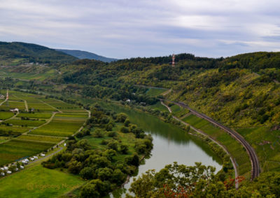 Aussicht vom Prinzenkopfturm an der Mosel