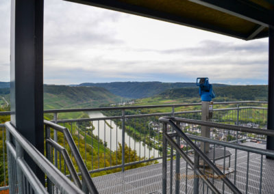 Aussicht vom Prinzenkopfturm an der Mosel