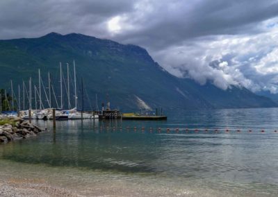 Nach einer atemberaubenden Fahrt - wir sind wieder in Riva del Garda 10 Gardasee