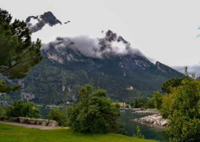 Nach einer atemberaubenden Fahrt - wir sind wieder in Riva del Garda 15 Blick auf Riva del Garda