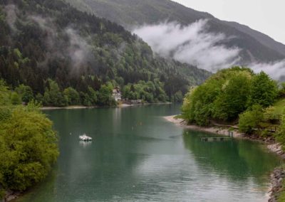 Nach einer atemberaubenden Fahrt - wir sind wieder in Riva del Garda 5 Lago di Molveno