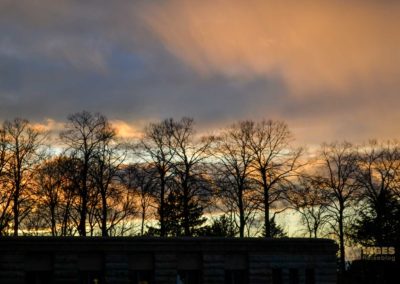 Im Völkerschlachtdenkmal in Leipzig 45 Abendstimmung am Völkerschlachtdenkmal in Leipzig