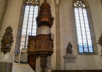 Der Kaiserdom zu Merseburg 25 Kanzel Kaiserdom in Merseburg