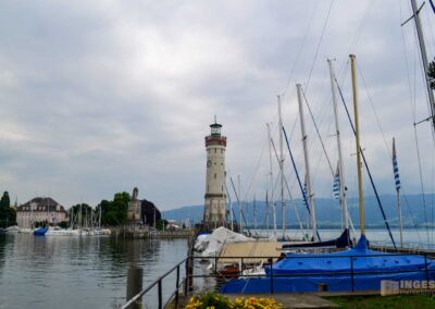 Hafen in Lindau am Bodensee