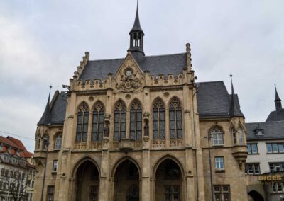Erfurt - Stadtrundgang Teil 1 16 Rathaus Erfurt