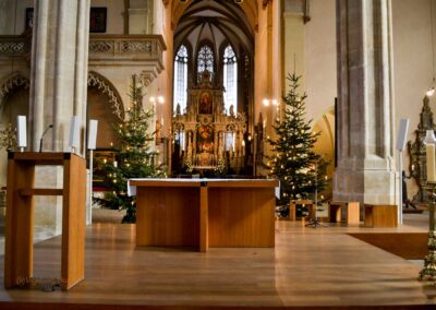 Im Erfurter Dom 25 Hauptaltar Erfurter Dom