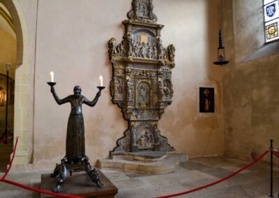 Im Erfurter Dom 42 Wolframsleuchter und Sakramentshaus Erfurter Dom