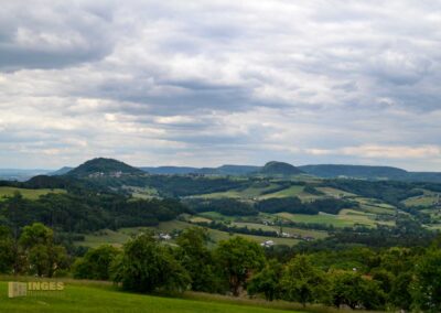 Ausblicke von der Burg Hohenstaufen