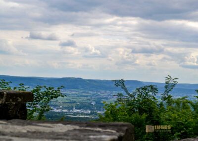 Ausblicke von der Burg Hohenstaufen
