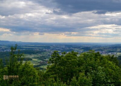 Ausblicke von der Burg Hohenstaufen