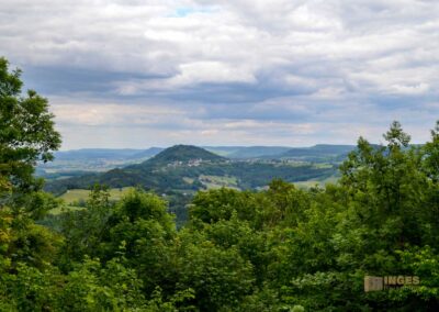 Ausblicke von der Burg Hohenstaufen