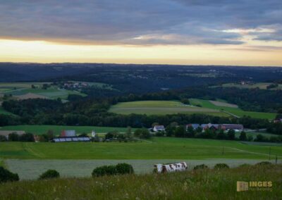 Sonnenuntergang beim Hohenstaufen