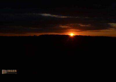 Sonnenuntergang beim Hohenstaufen