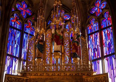 Altstädter Rathaus und Astronomische Uhr in Prag 23 altar rathauskapelle altstaedter rathaus prag 0284