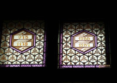 Altstädter Rathaus und Astronomische Uhr in Prag 56 fenster alter ratssaal altstaedter rathaus prag 8361