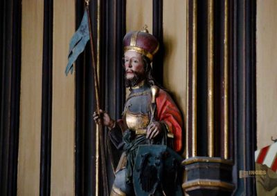 Altstädter Rathaus und Astronomische Uhr in Prag 48 hl. wenzel alter rathaussaal altstaedter rathaus 8324