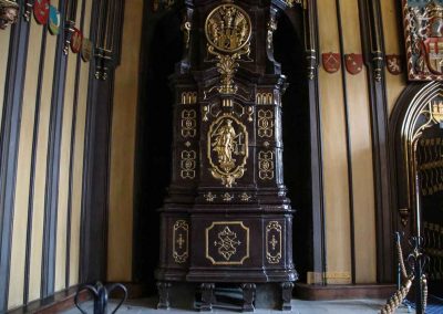 Altstädter Rathaus und Astronomische Uhr in Prag 54 kachelofen alter ratssaal altstaedter rathaus prag 8341