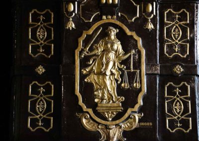 Altstädter Rathaus und Astronomische Uhr in Prag 55 kachelofen alter ratssaal altstaedter rathaus prag 8344