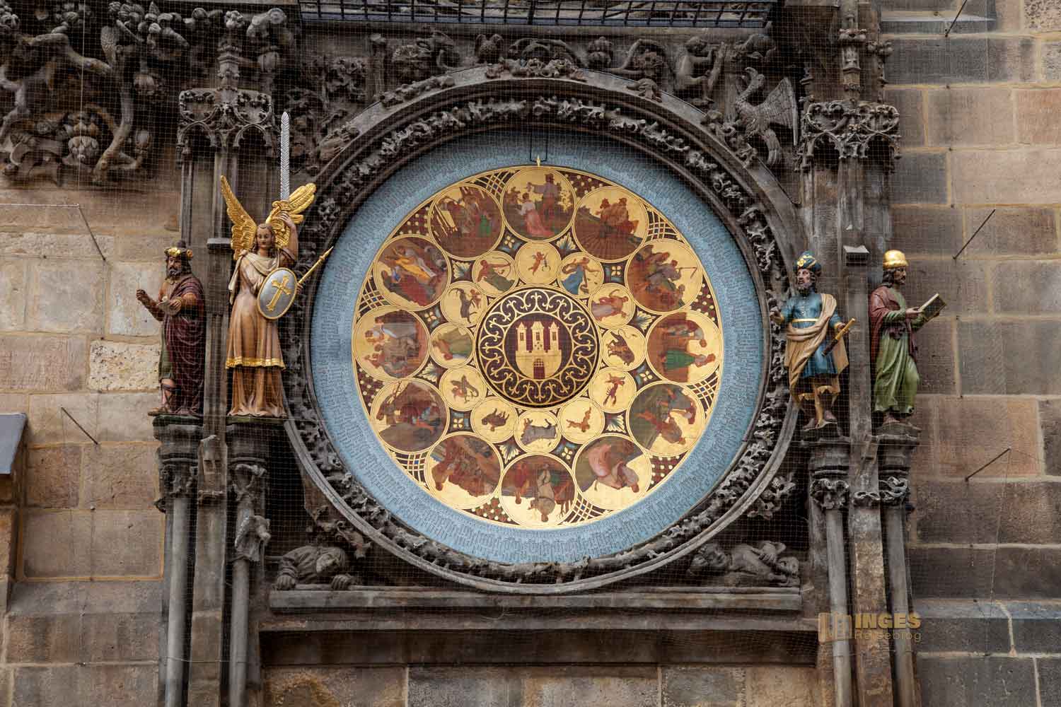 kalenderzifferblatt astronomische uhr prag 0358 kalenderzifferblatt astronomische uhr prag 0358