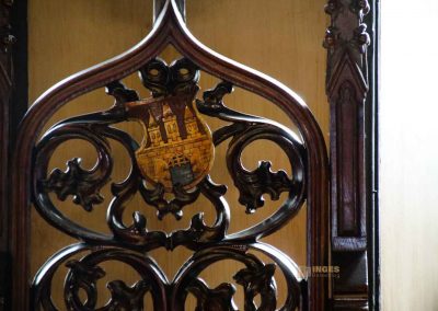 Altstädter Rathaus und Astronomische Uhr in Prag 60 tisch alter ratssaal altstaedter rathaus prag 8350