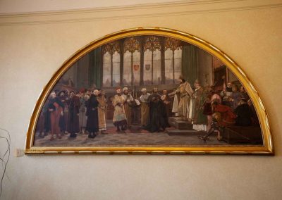 Altstädter Rathaus und Astronomische Uhr in Prag 63 vorsaal des sitzungssaals im altstaedter rathaus prag 0326