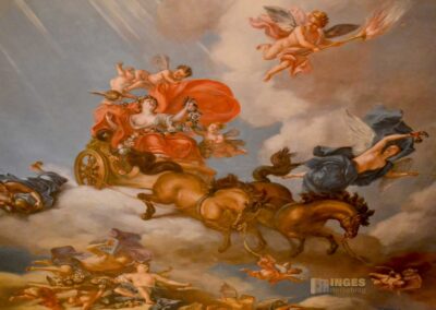 Schlafgemach im Residenzschloss in Dresden