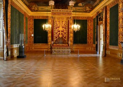 Schlafgemach im Residenzschloss in Dresden