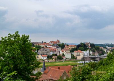 Auf dem Burgberg über Meißen 43 Blick auf Meißen