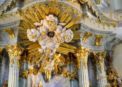 In der Frauenkirche in Dresden 19 Altar in der Frauenkirche in Dresden