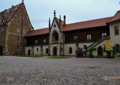 Auf dem Burgberg über Meißen 20 Domplatz Burgberg Meißen