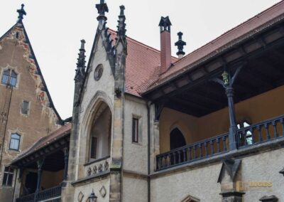 Auf dem Burgberg über Meißen 18 Domplatz Burgberg Meißen