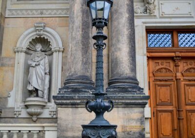 Die Brühlsche Terrasse und die Festung in Dresden 30 Lipsiusbau Dresden