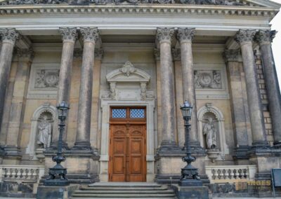 Die Brühlsche Terrasse und die Festung in Dresden 31 Lipsiusbau Dresden