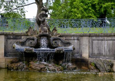 Die Brühlsche Terrasse und die Festung in Dresden 36 Brühlsche Terrasse in Dresden
