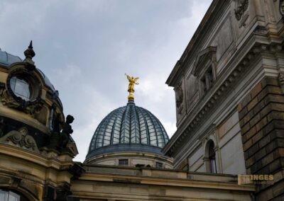 Die Brühlsche Terrasse und die Festung in Dresden 26 Lipsiusbau Dresden