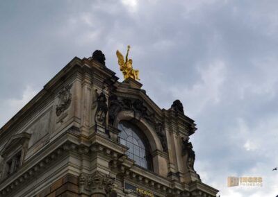 Die Brühlsche Terrasse und die Festung in Dresden 27 Lipsiusbau Dresden